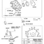 2005 Toyota Sequoia Seal for Oil Pump Engine 90311A0001 Genuine