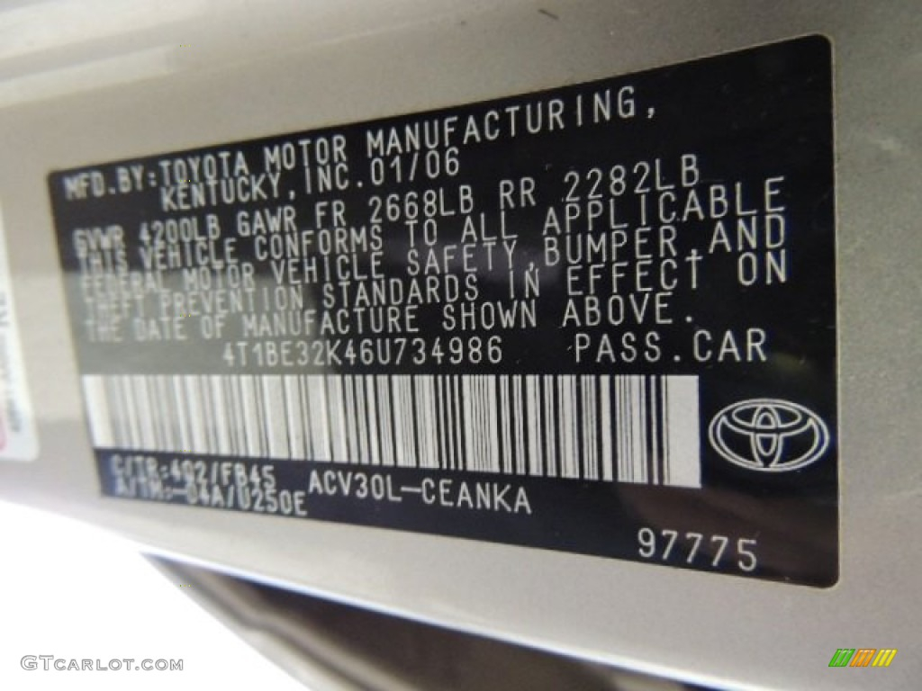 2006 Toyota Camry LE 3Q3 Photo 62551486 GTCarLot