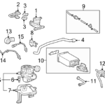 2008 Toyota Tacoma Pump Air Insulator Injection Secondary Mount
