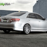 2010 Toyota Camry Rennen Wheels Rims CRL 80 Brush Silver Eibach