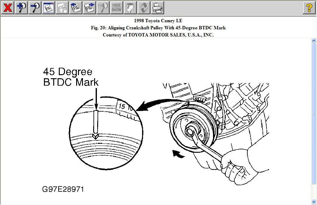 Changed Timing Belt On 2 2 98 Camry Found Two Alingment Marks On