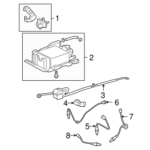 EMISSION COMPONENTS For 2007 Toyota RAV4