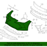 Genuine OEM Bumper Cover Part 52119 07918 Fits 2020 2021 Toyota Avalon