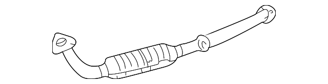 Genuine OEM Converter Pipe Part 17410 0F020 Fits 2001 2004 Toyota