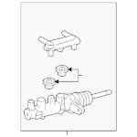 Genuine OEM Master Cylinder Part 47201 48210 Fits 2008 2019 Toyota