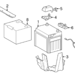 Genuine OEM Vehicle Battery Part 28800 31291 Fits 2011 2019 Toyota