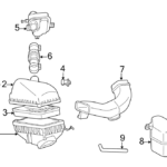 Toyota Camry Engine Air Intake Hose 1997 98 3 0 LITER 3 0 LITER