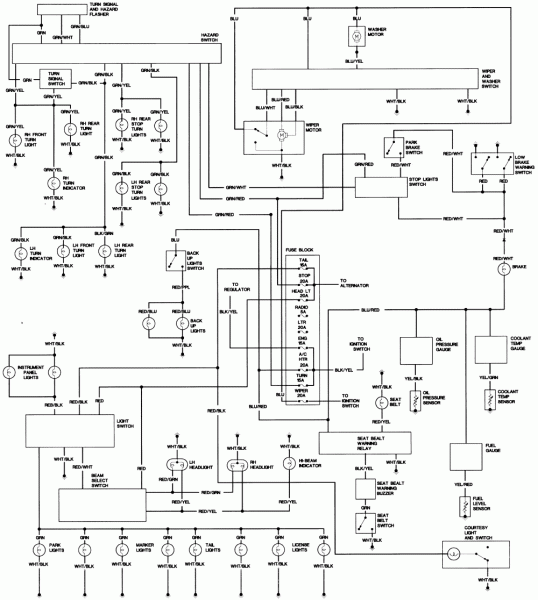 1988 Toyota Pickup Wiring Diagram 1988 Toyota Pickup Wiring Diagram