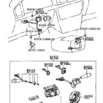 1995 Toyota Camry Vip Security System Trunk Courtesy Switch Sed Usa